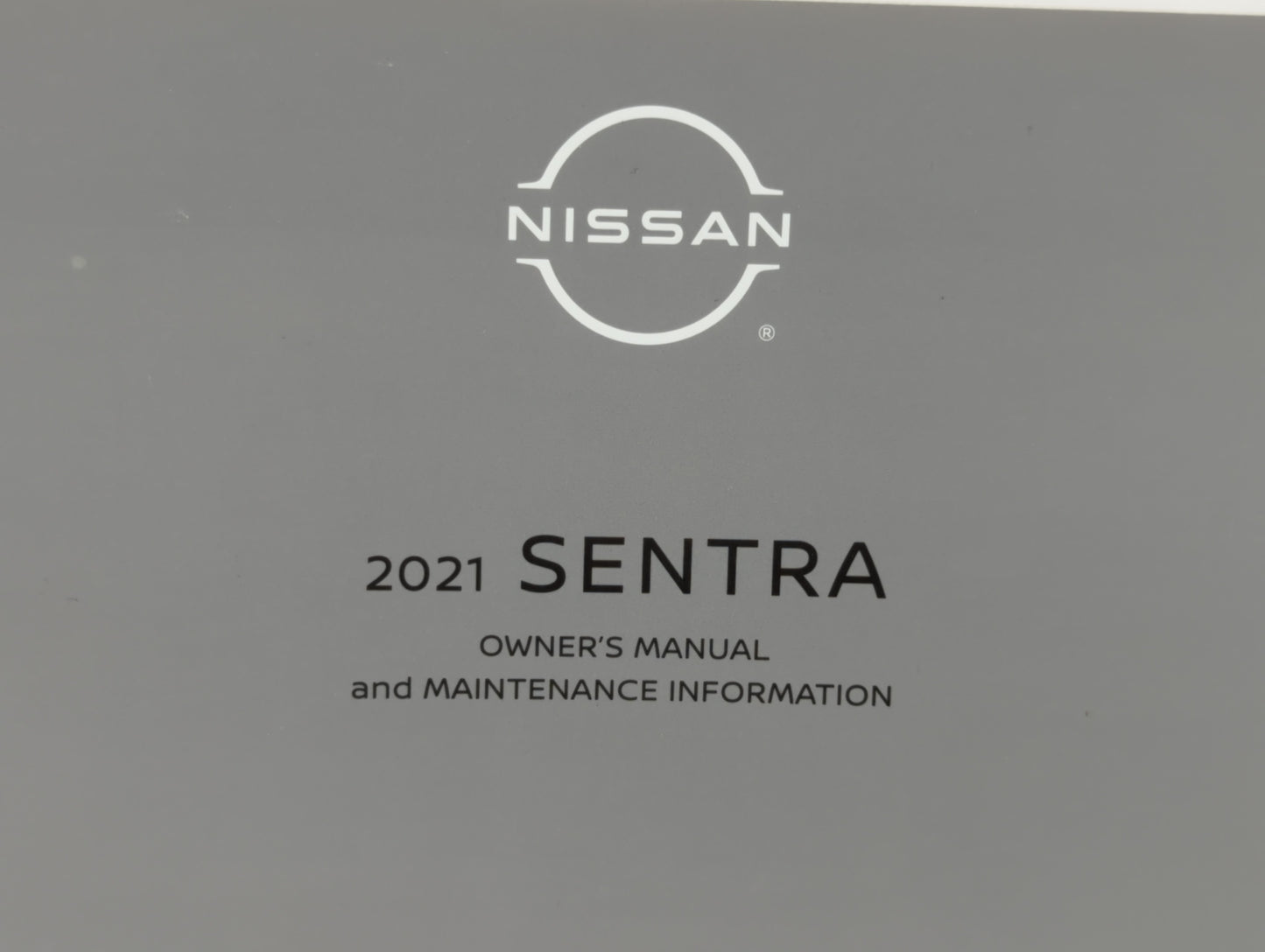 2021 Nissan Sentra Owners Manual Book Guide P/N:0M21EM 0B18U0 OEM Used Auto Parts - Oemusedautoparts1.com