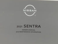 2021 Nissan Sentra Owners Manual Book Guide P/N:0M21EM 0B18U0 OEM Used Auto Parts - Oemusedautoparts1.com