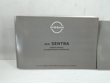 2021 Nissan Sentra Owners Manual Book Guide P/N:OM21EM 0B18U2 OEM Used Auto Parts