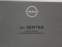 2021 Nissan Sentra Owners Manual Book Guide P/N:OM21EM 0B18U2 OEM Used Auto Parts - Oemusedautoparts1.com