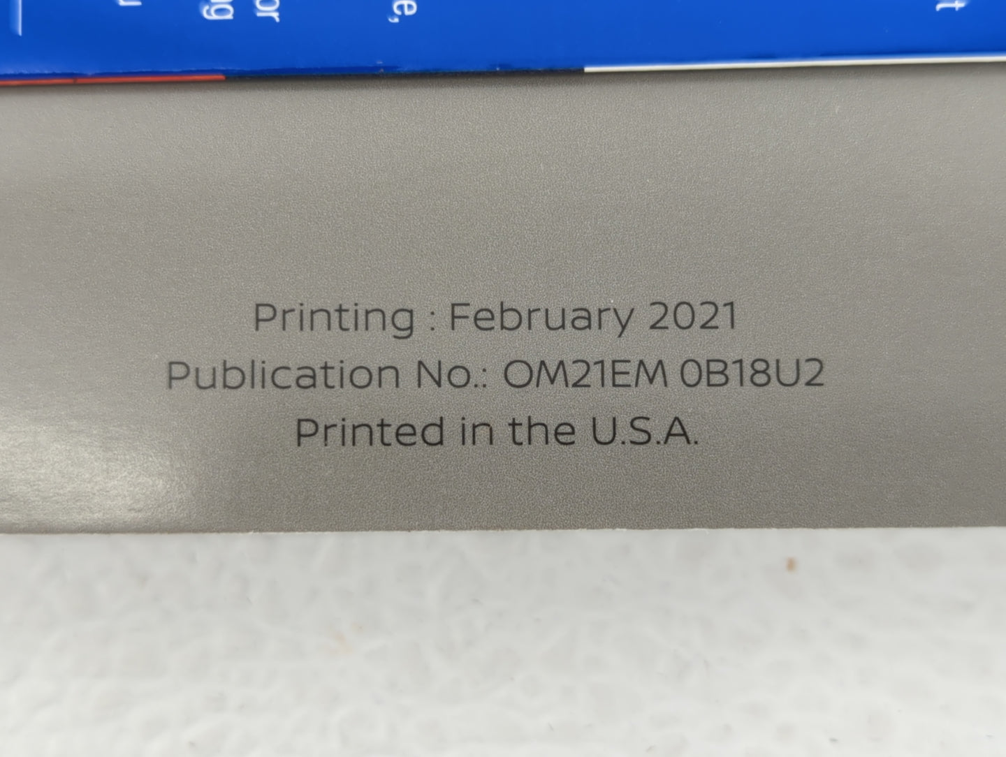 2021 Nissan Sentra Owners Manual Book Guide P/N:OM21EM 0B18U2 OEM Used Auto Parts - Oemusedautoparts1.com