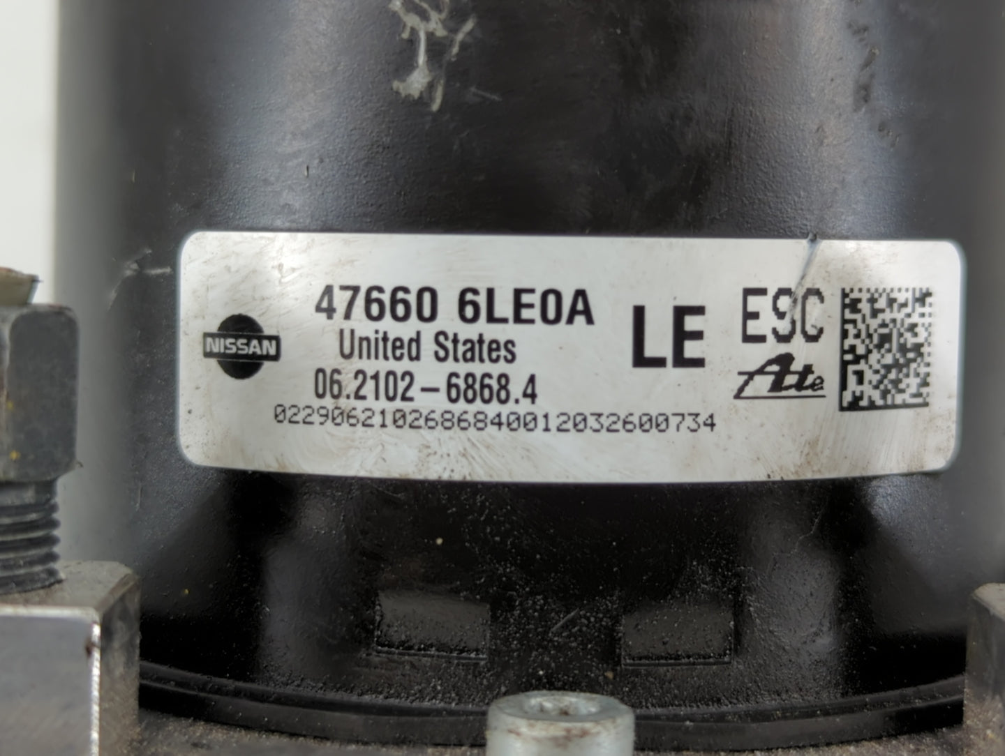 2020-2022 Nissan Sentra ABS Pump Control Module Replacement P/N:47660 6LE0A 47560 6LF0A Fits Fits 2020 2021 2022 OEM Used Au