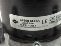2020-2022 Nissan Sentra Anti-Lock Brake ABS Pump Module Actuator OEM P/N:47660 6LE0A Fits Fits 2020 2021 2022 OEM Used Auto 