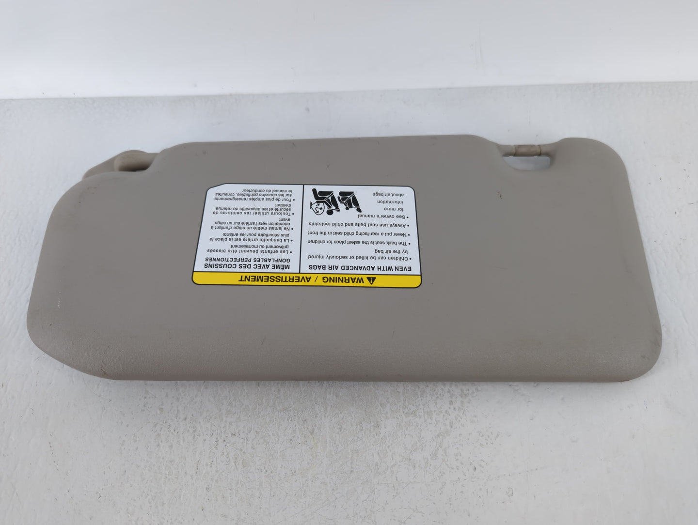 2020-2022 Nissan Sentra Sun Visor Shade Replacement Passenger Right Mirror Fits Fits 2020 2021 2022 OEM Used Auto Parts - Oe