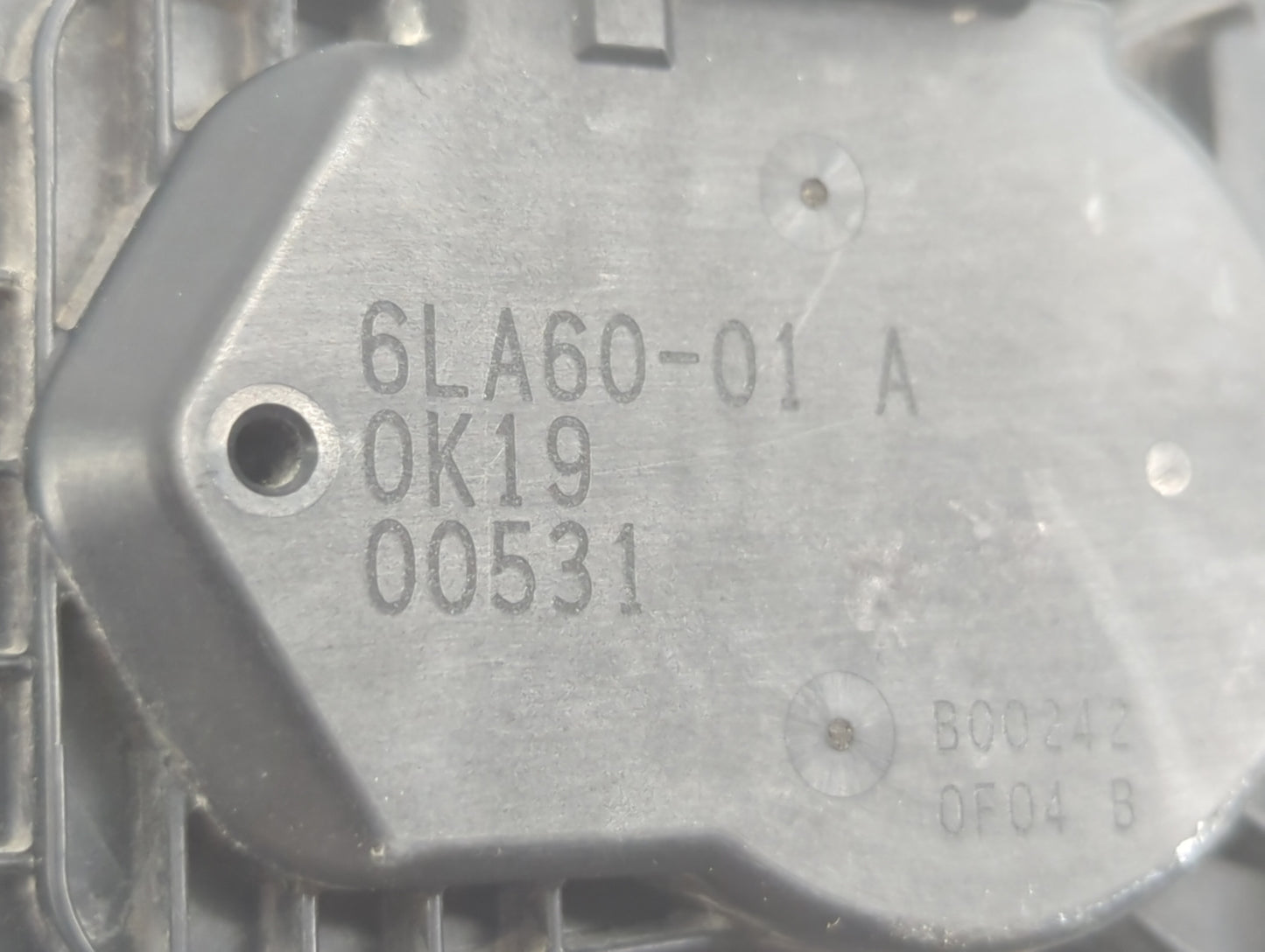 2020-2022 Nissan Sentra Throttle Body P/N:6LA60-01 A Fits Fits 2020 2021 2022 OEM Used Auto Parts - Oemusedautoparts1.com