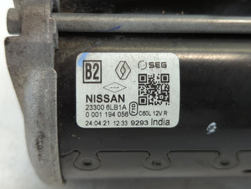 2020-2022 Nissan Sentra Car Starter Motor Solenoid OEM P/N:23300 6LB1A Fits Fits 2020 2021 2022 OEM Used Auto Parts