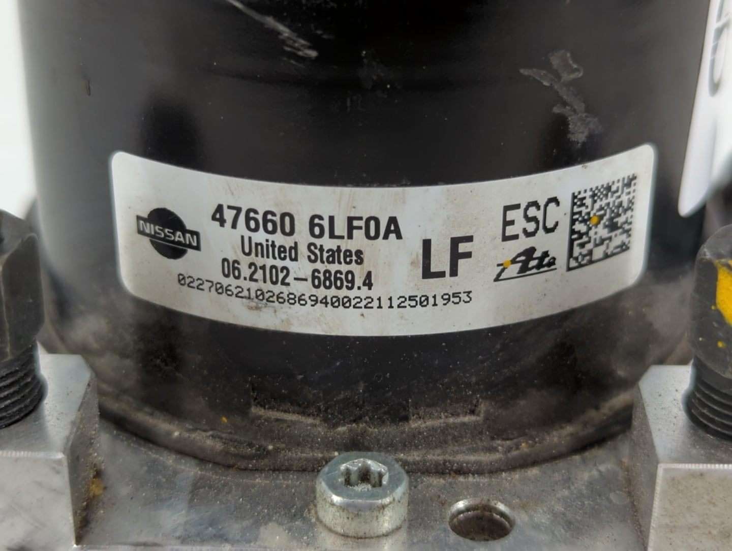 2020-2022 Nissan Sentra ABS Pump Control Module Replacement P/N:47660 6LF0A Fits Fits 2020 2021 2022 OEM Used Auto Parts - O