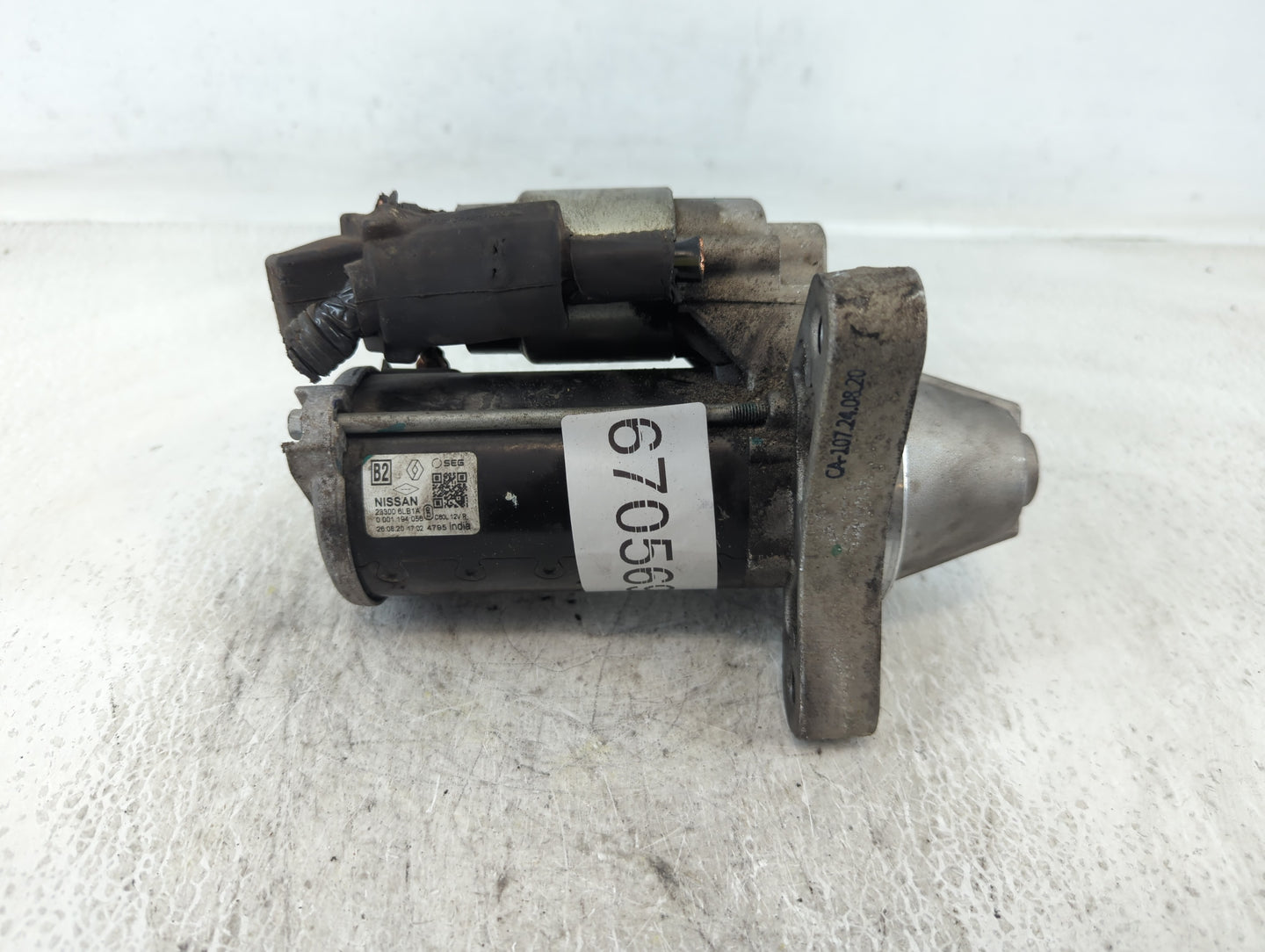 2020-2022 Nissan Sentra Car Starter Motor Solenoid OEM P/N:23300 6LB1A Fits Fits 2020 2021 2022 OEM Used Auto Parts - Oemuse