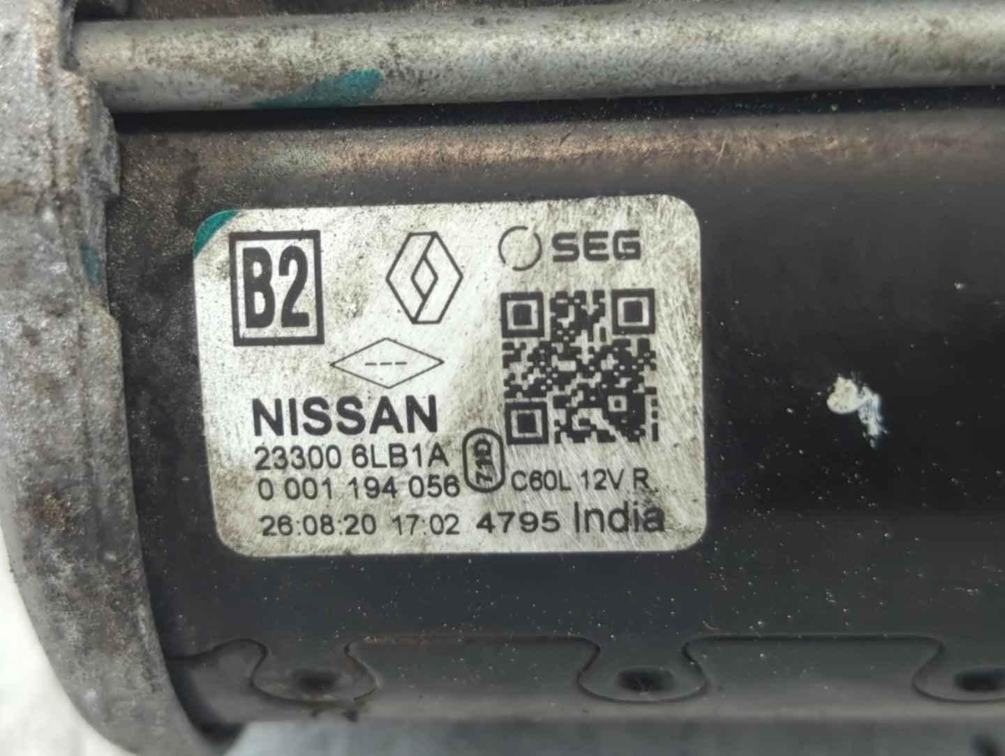 2020-2022 Nissan Sentra Car Starter Motor Solenoid OEM P/N:23300 6LB1A Fits Fits 2020 2021 2022 OEM Used Auto Parts - Oemuse
