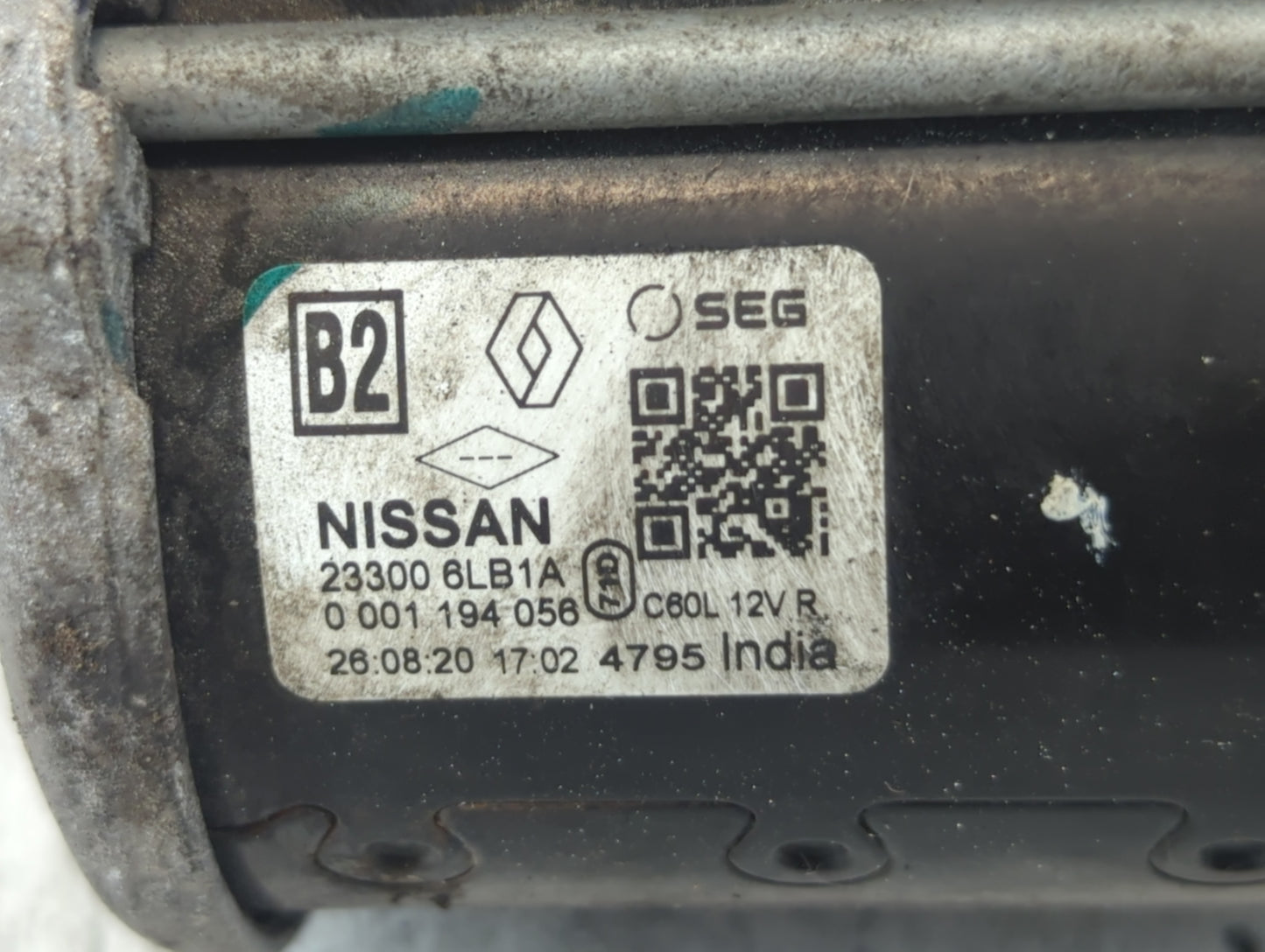 2020-2022 Nissan Sentra Car Starter Motor Solenoid OEM P/N:23300 6LB1A Fits Fits 2020 2021 2022 OEM Used Auto Parts - Oemuse