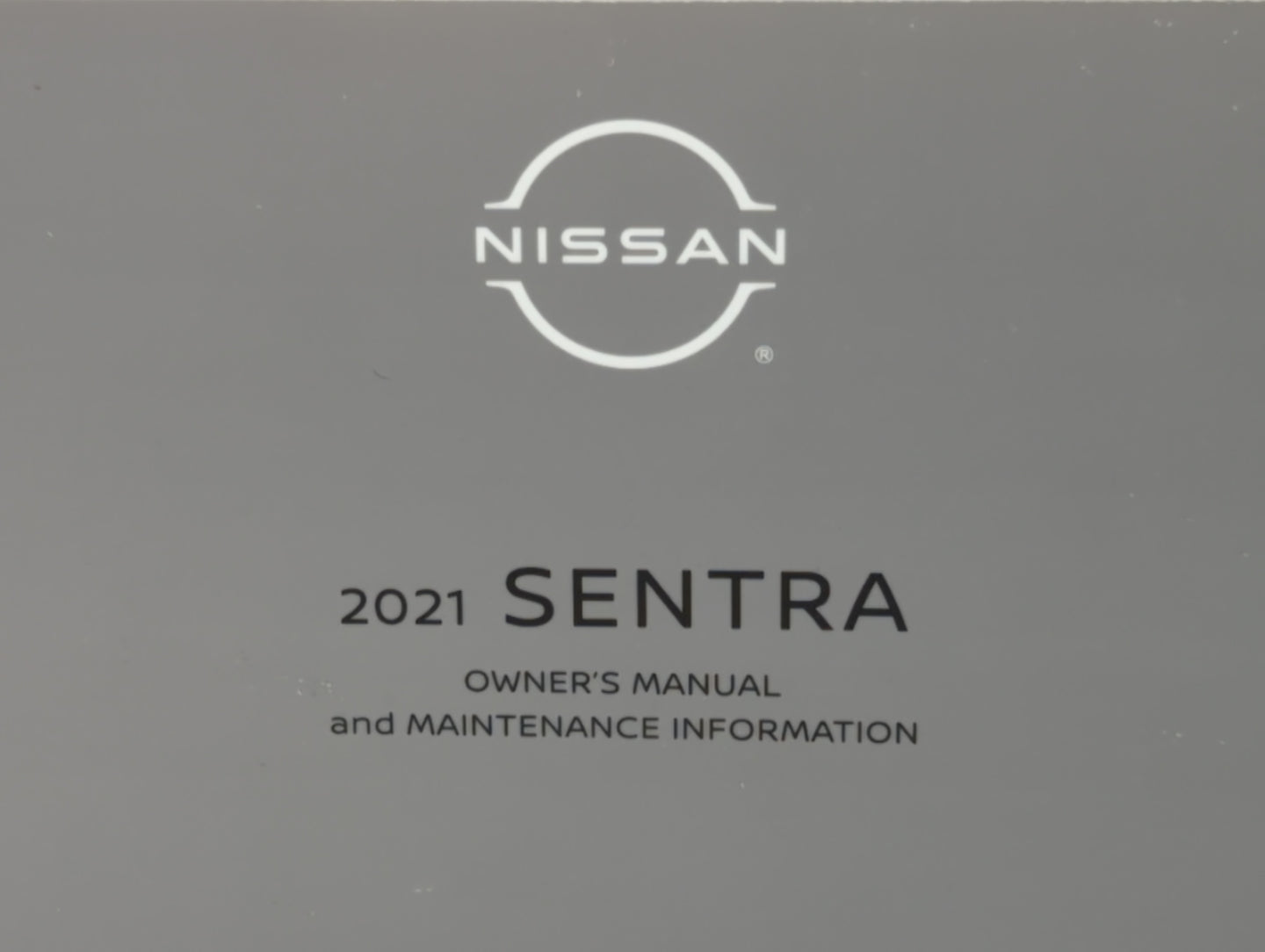 2021 Nissan Sentra Owners Manual Book Guide P/N:OM21EM 0B18U0 OEM Used Auto Parts - Oemusedautoparts1.com