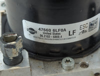 2020-2022 Nissan Sentra Anti-Lock Brake ABS Pump Module Actuator OEM P/N:47660 6LF0A Fits Fits 2020 2021 2022 OEM Used Auto 