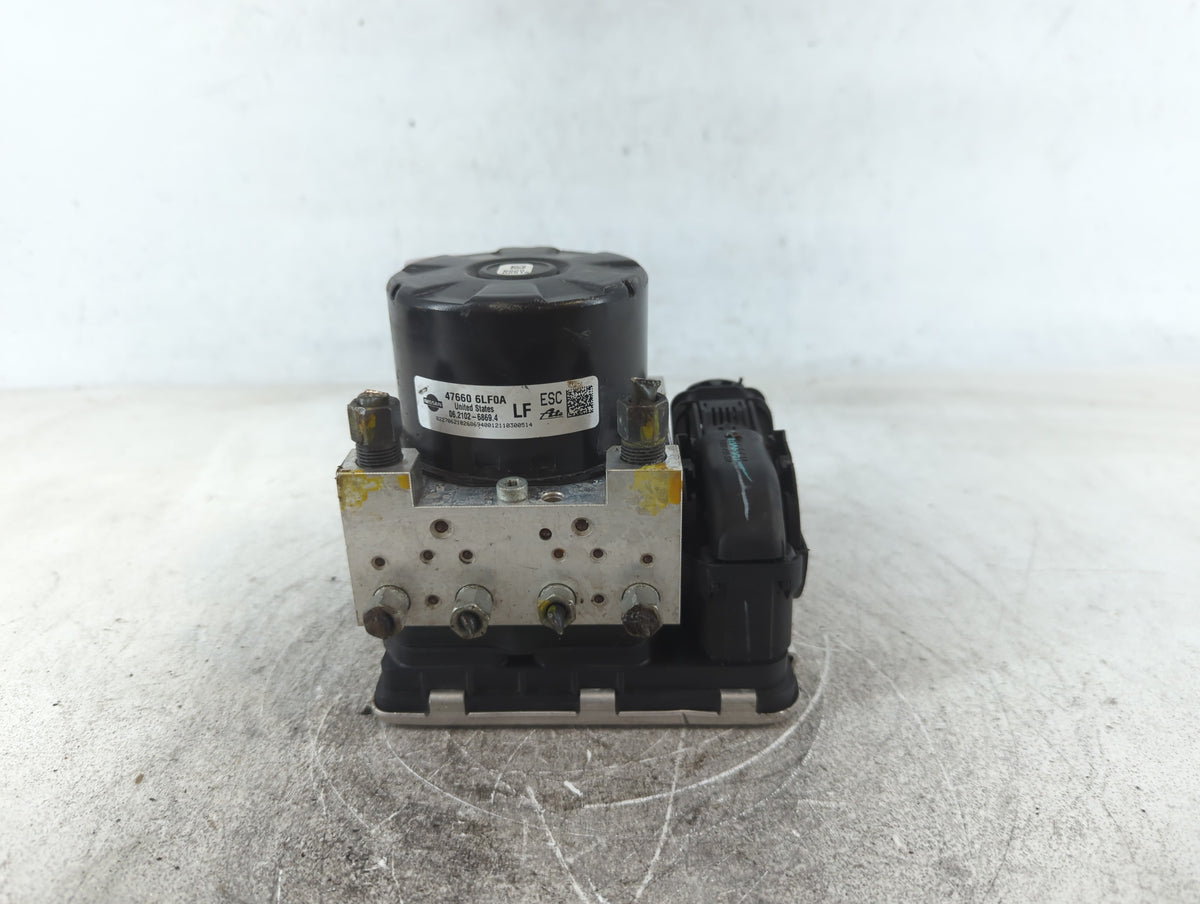2020-2022 Nissan Sentra Anti-Lock Brake ABS Pump Module Actuator OEM P/N:47660 6LF0A Fits Fits 2020 2021 2022 OEM Used Auto 
