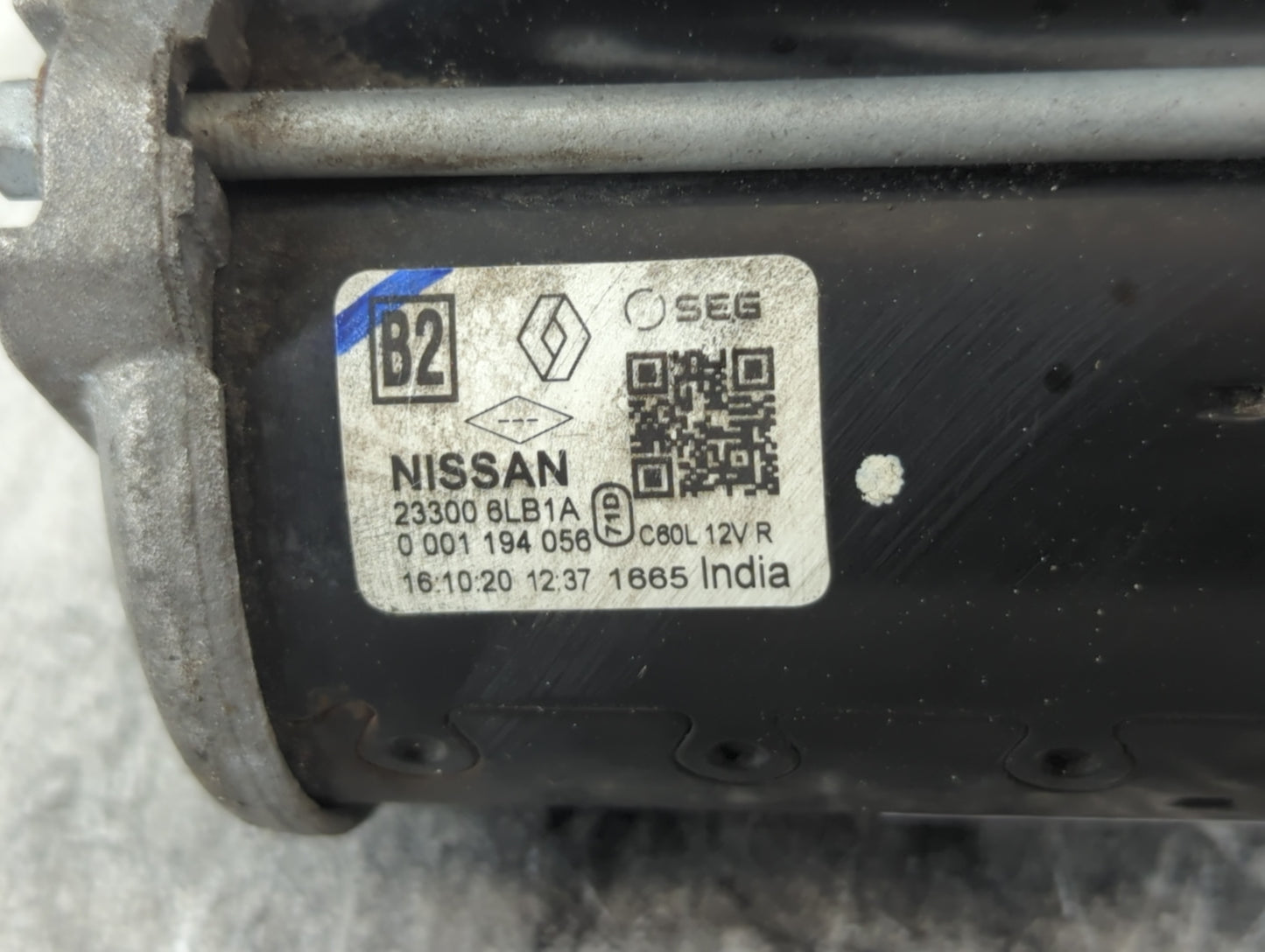 2020-2022 Nissan Sentra Car Starter Motor Solenoid OEM P/N:0 001 194 056 23300 6LB1A Fits Fits 2020 2021 2022 OEM Used Auto 