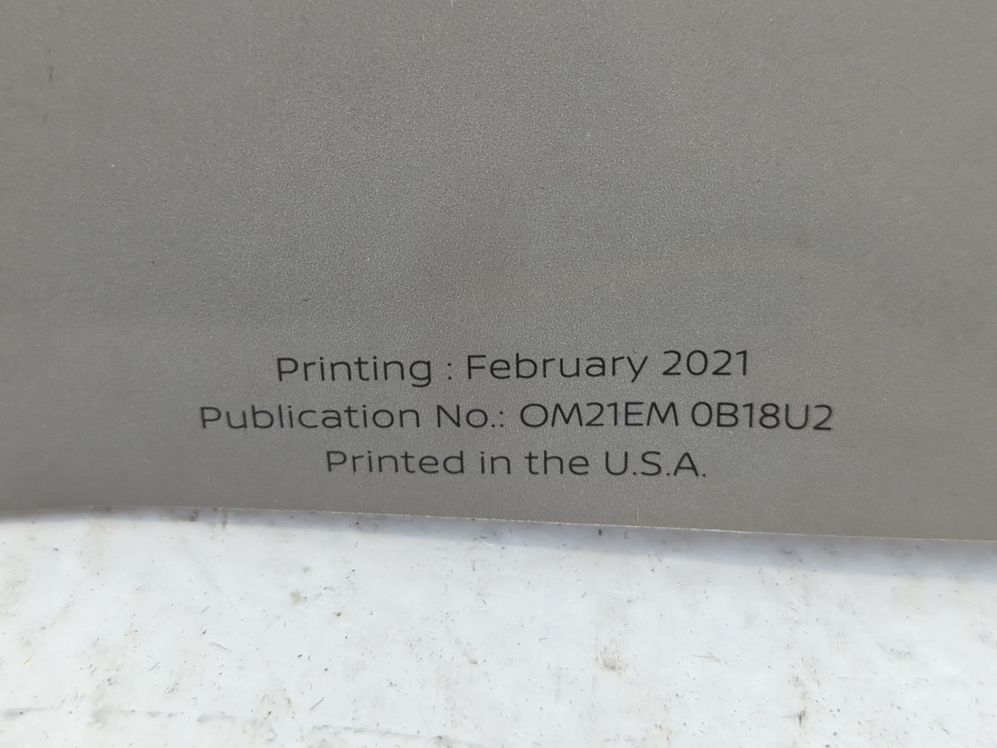 2021 Nissan Sentra Owners Manual Book Guide P/N:OM21EM 0B18U2 OEM Used Auto Parts - Oemusedautoparts1.com
