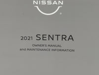 2021 Nissan Sentra Owners Manual Book Guide P/N:OM21EM OB18U0 OEM Used Auto Parts - Oemusedautoparts1.com