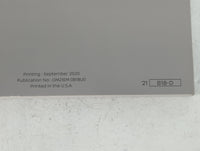 2021 Nissan Sentra Owners Manual Book Guide P/N:OM21EM OB18U0 OEM Used Auto Parts - Oemusedautoparts1.com