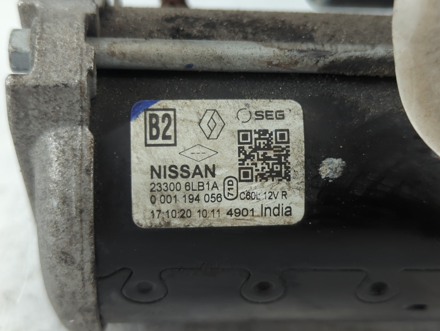 2020-2022 Nissan Sentra Car Starter Motor Solenoid OEM P/N:0 001 194 056 23300 6LB1A Fits Fits 2020 2021 2022 OEM Used Auto 