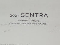 2021 Nissan Sentra Owners Manual Book Guide P/N:OM21EM 0B18U2 OEM Used Auto Parts - Oemusedautoparts1.com