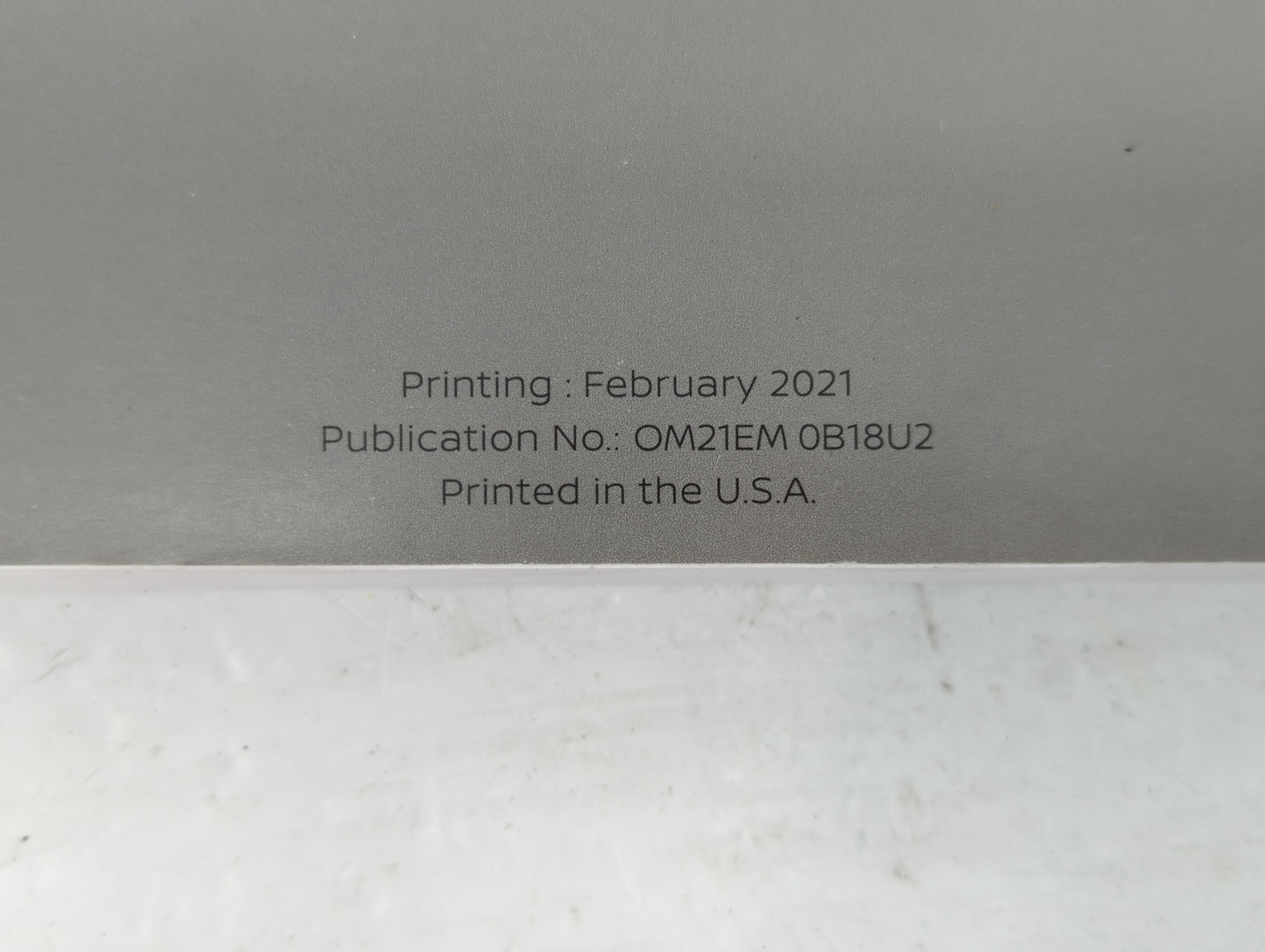 2021 Nissan Sentra Owners Manual Book Guide P/N:OM21EM 0B18U2 OEM Used Auto Parts - Oemusedautoparts1.com