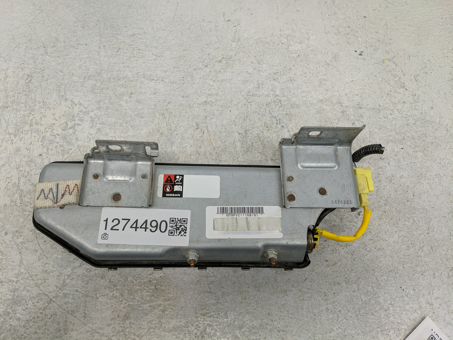 2022-2022 Nissan Titan Passenger Curtain Air Bag Oem - Oemusedautoparts1.com