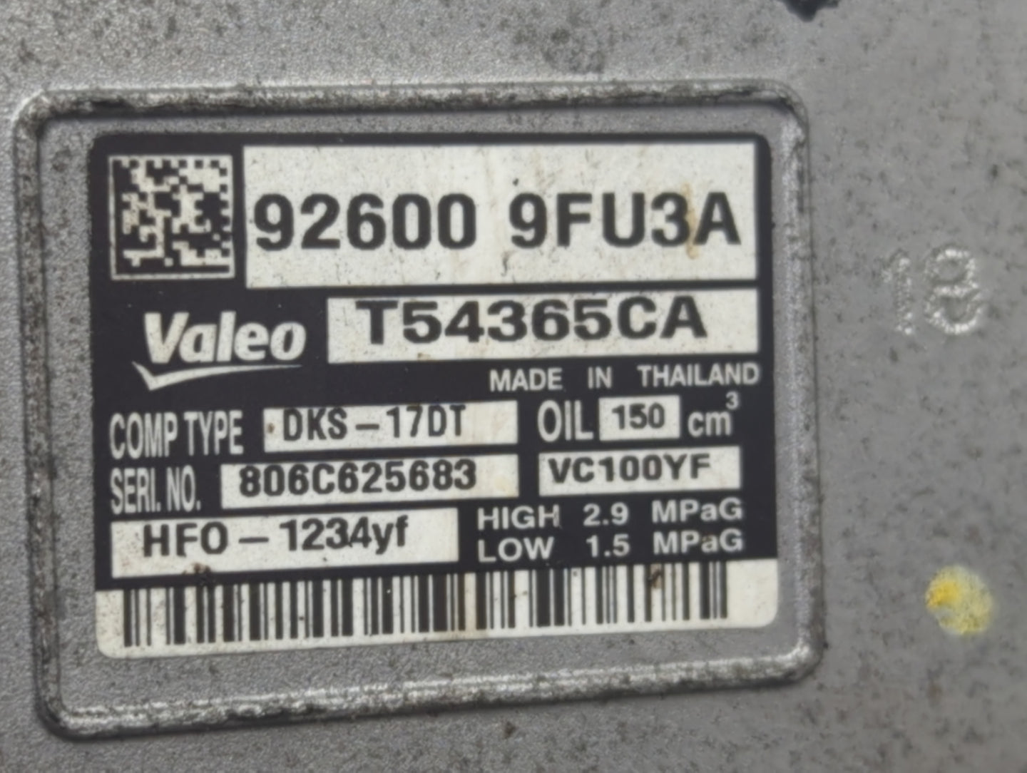 2019-2021 Nissan Titan Air Conditioning A/c Ac Compressor Oem - Oemusedautoparts1.com
