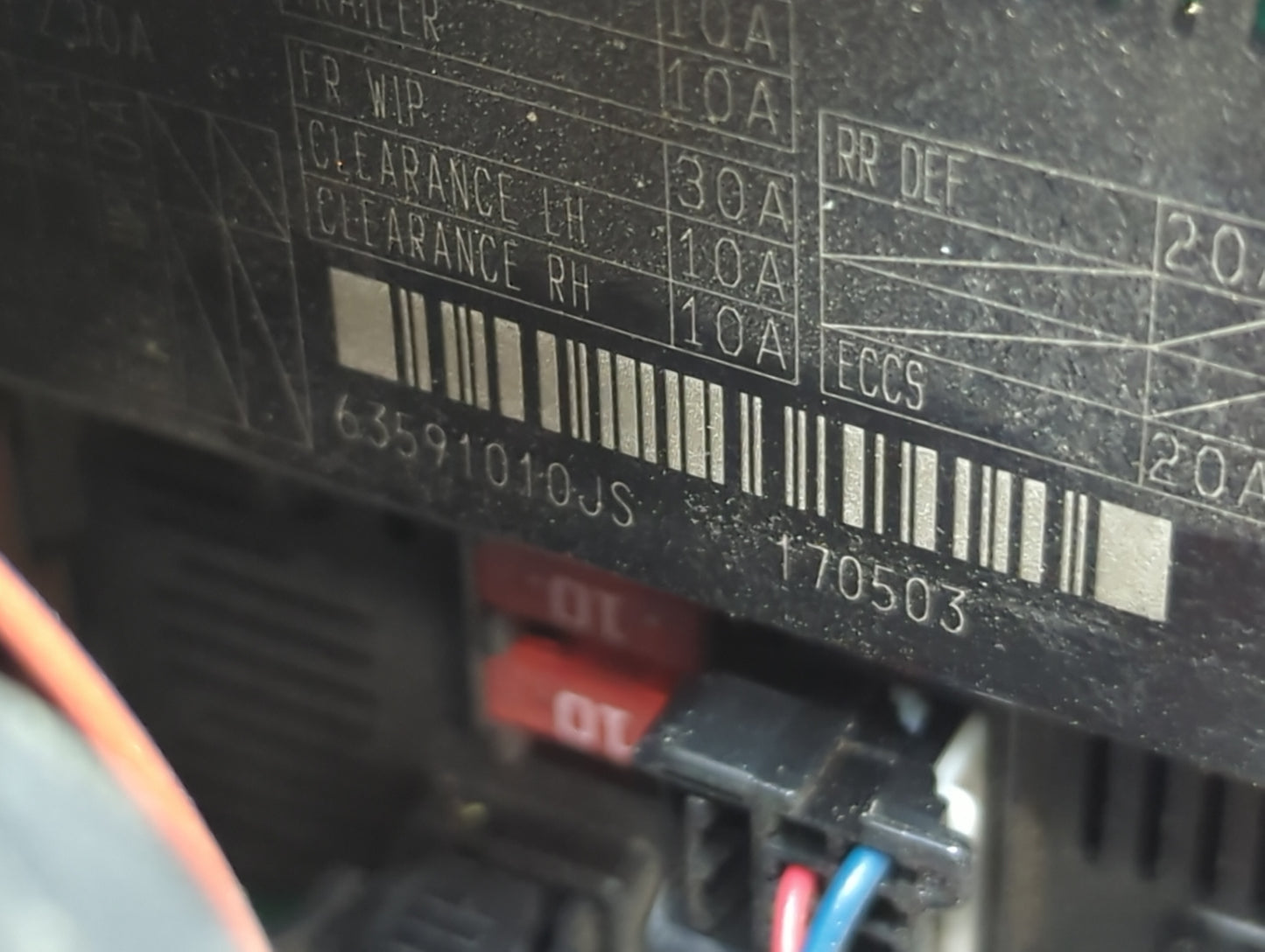 2016-2022 Nissan Titan Fusebox Fuse Box Panel Relay Module Fits Fits 2016 2017 2018 2019 2020 2021 2022 OEM Used Auto Parts 