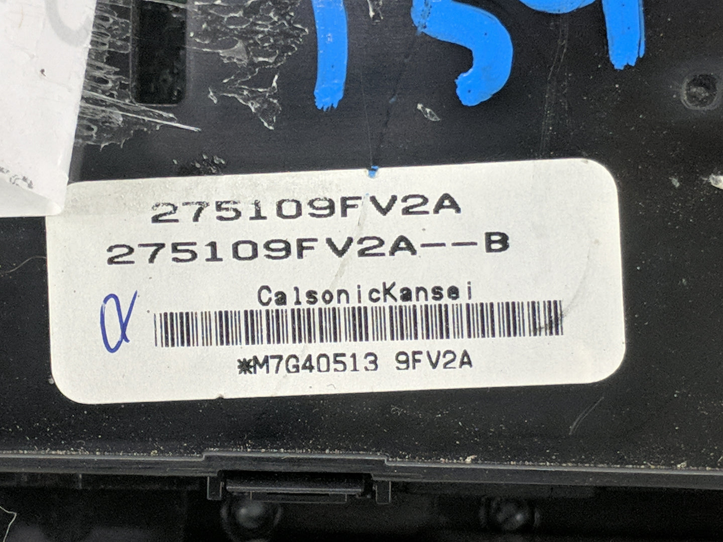 2019-2021 Nissan Titan Climate Control Module Temperature AC/Heater Replacement P/N:275109FV2A 275109FV2A--B Fits OEM Used A