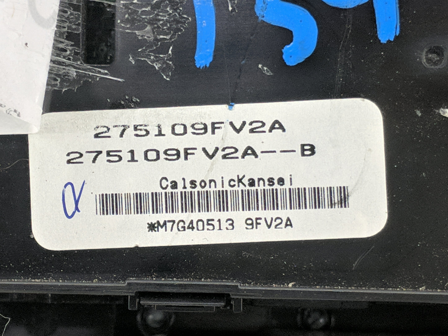 2019-2021 Nissan Titan Climate Control Module Temperature AC/Heater Replacement P/N:275109FV2A 275109FV2A--B Fits OEM Used A