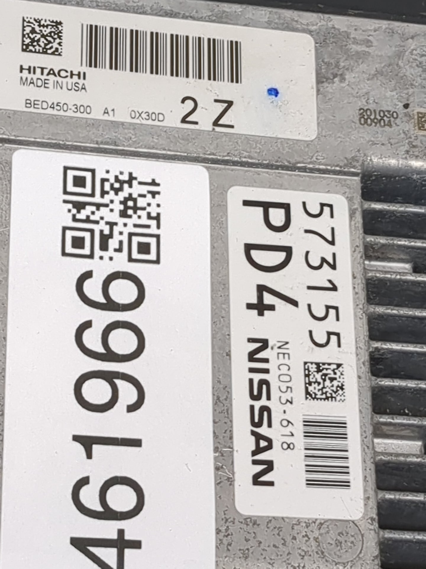 2020-2022 Nissan Titan PCM Engine Control Computer ECU ECM PCU OEM P/N:NEC053-618 Fits Fits 2020 2021 2022 OEM Used Auto Par