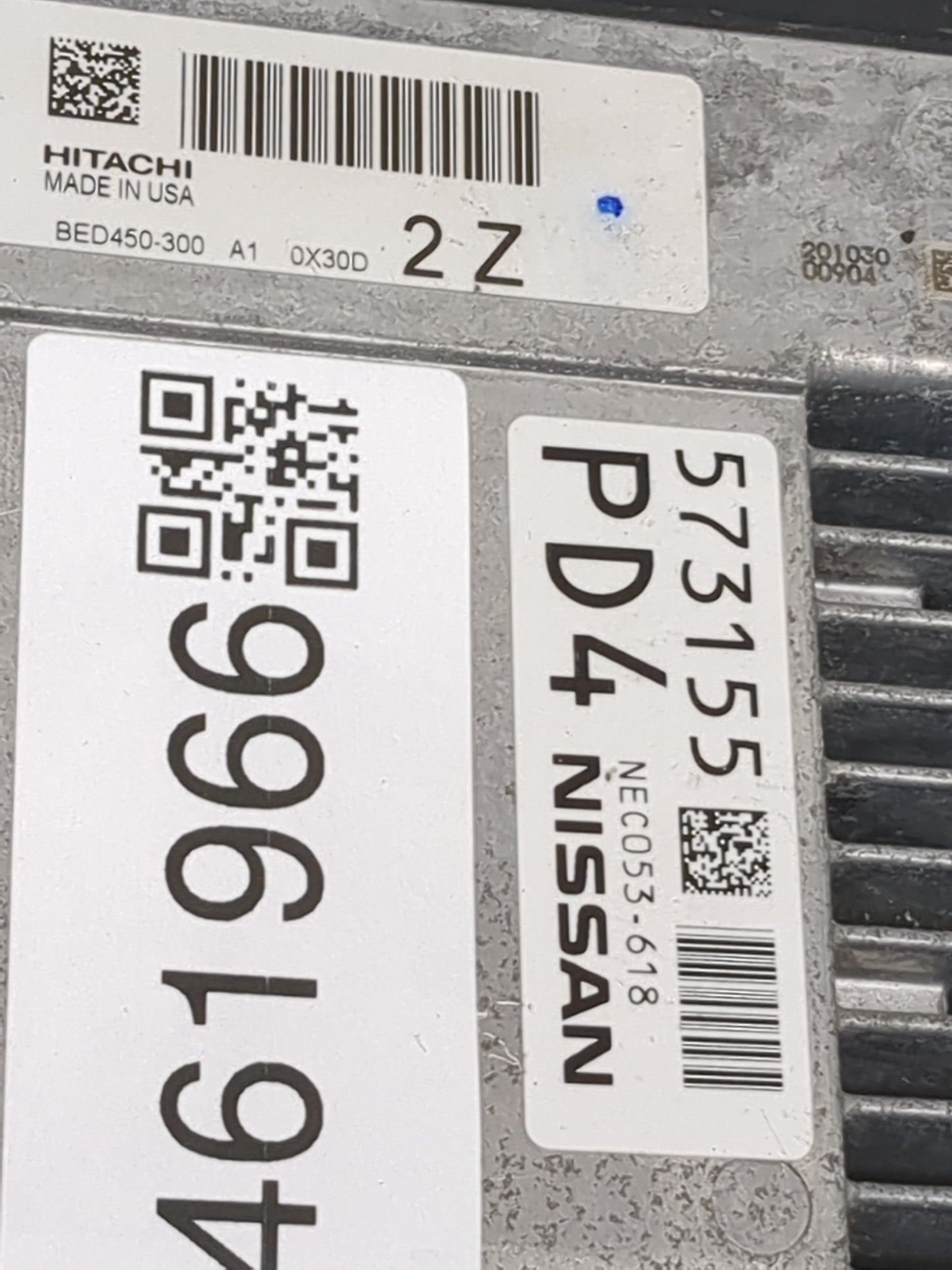 2020-2022 Nissan Titan PCM Engine Control Computer ECU ECM PCU OEM P/N:NEC053-618 Fits Fits 2020 2021 2022 OEM Used Auto Par