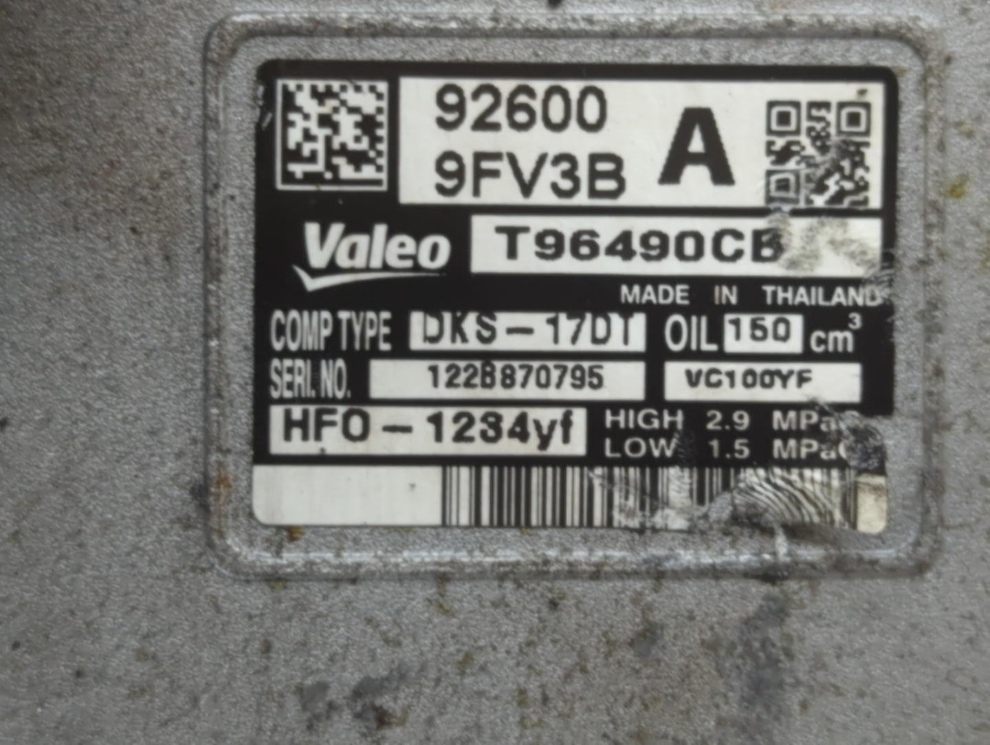 2019-2021 Nissan Titan Air Conditioning A/c Ac Compressor Oem - Oemusedautoparts1.com