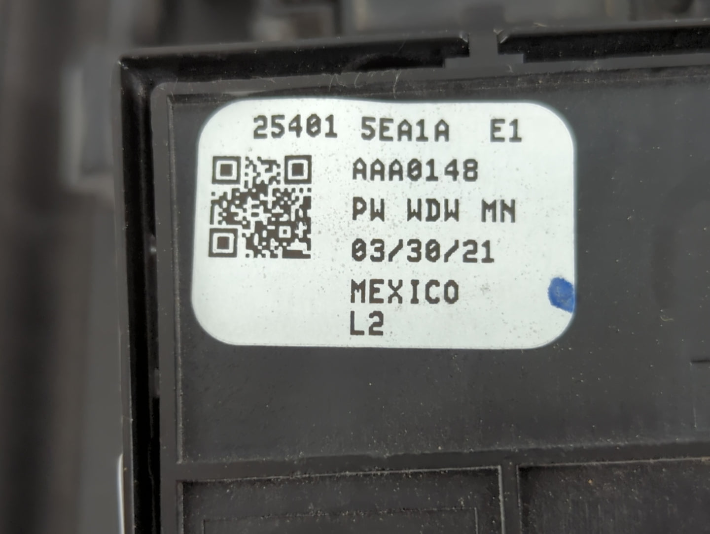 2020-2022 Nissan Versa Master Power Window Switch Replacement Driver Side Left P/N:25401 5EA1A Fits Fits 2018 2019 2020 2021