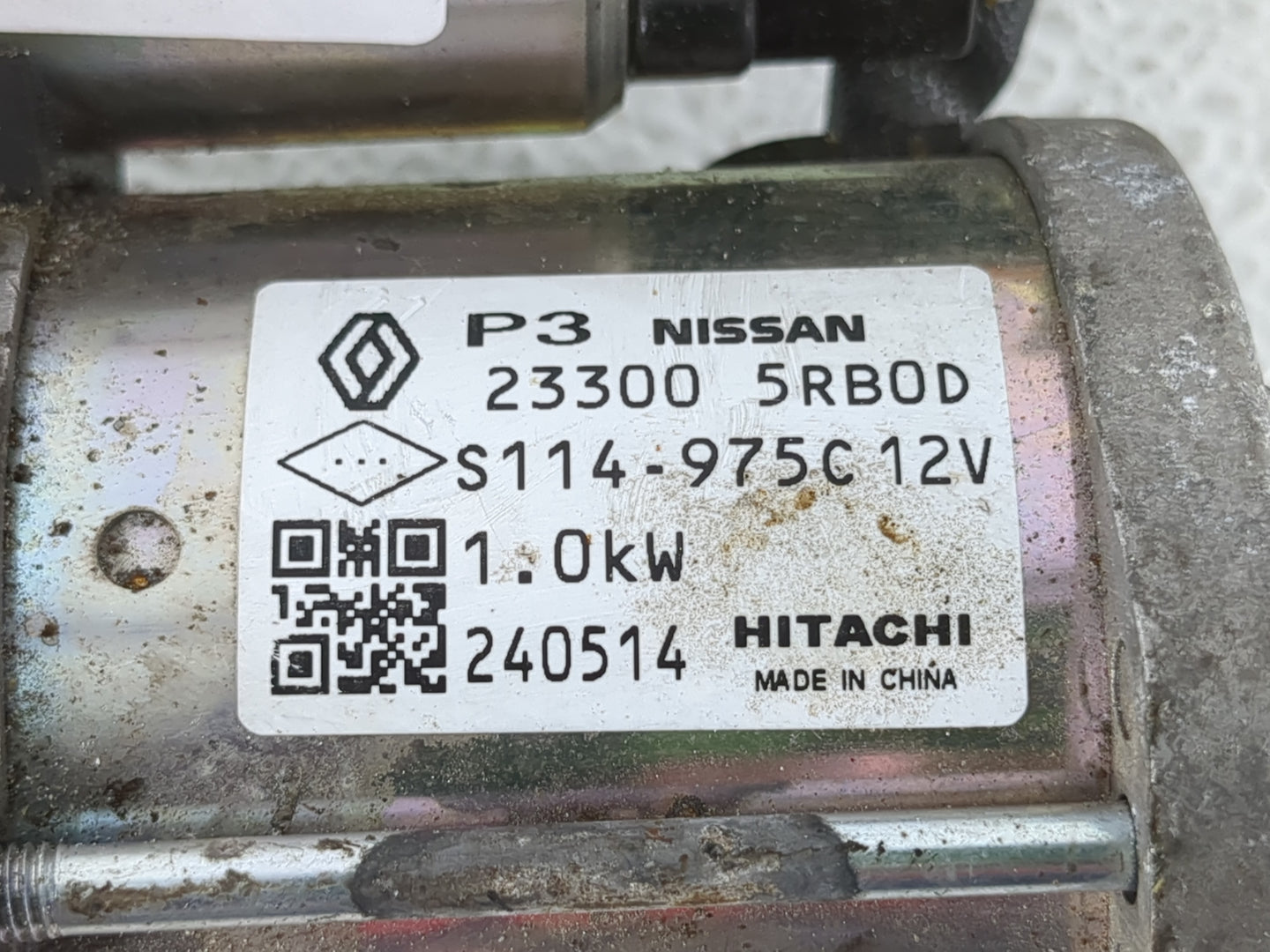 2020-2022 Nissan Versa Car Starter Motor Solenoid OEM P/N:23300 5RB0D Fits Fits 2019 2020 2021 2022 OEM Used Auto Parts - Oe