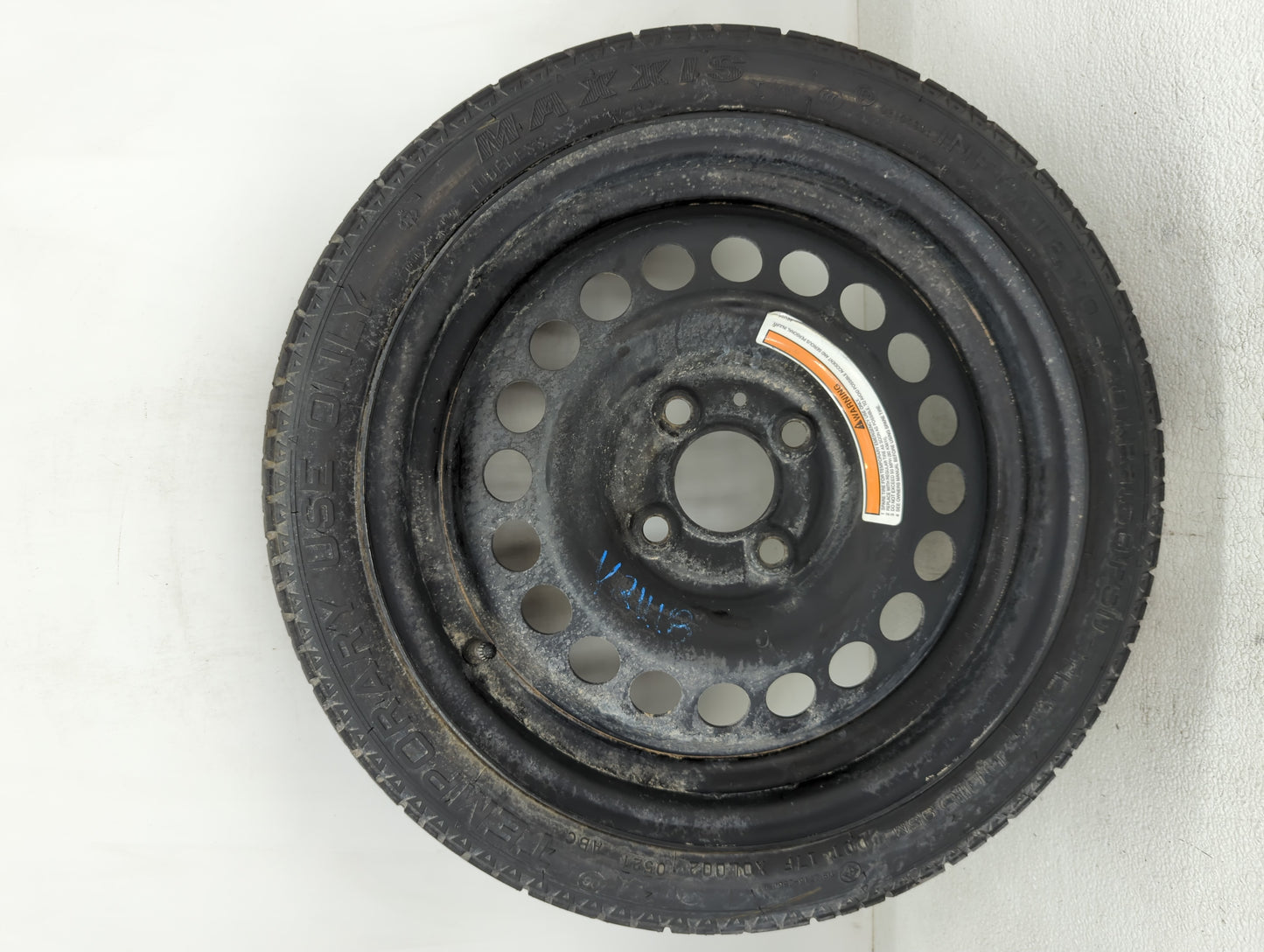 2020-2022 Nissan Versa Spare Donut Tire Wheel Rim Oem - Oemusedautoparts1.com