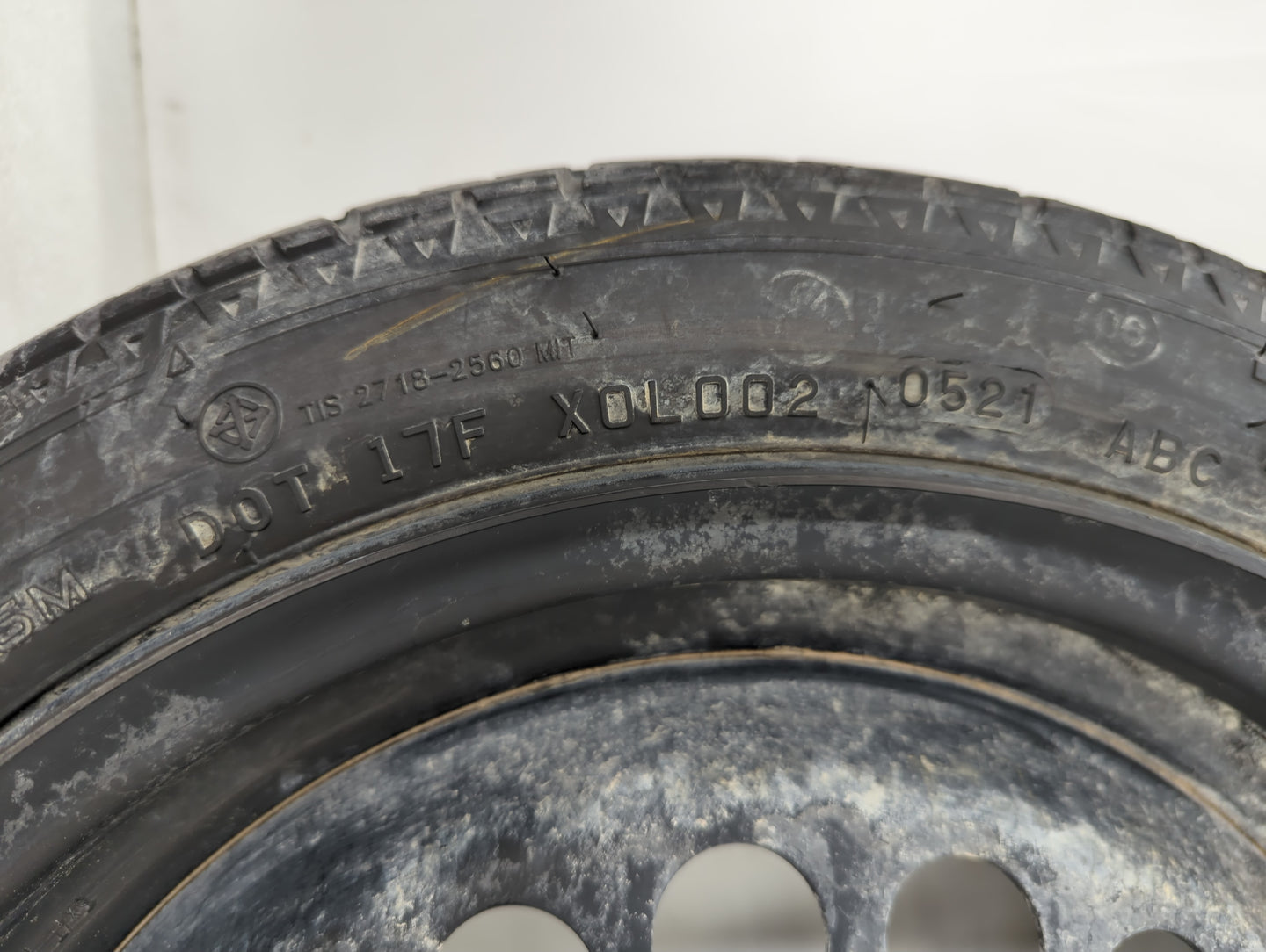 2020-2022 Nissan Versa Spare Donut Tire Wheel Rim Oem - Oemusedautoparts1.com