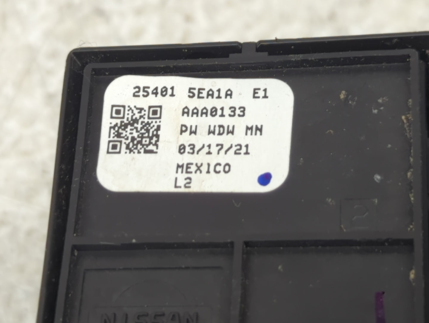 2020-2022 Nissan Versa Master Power Window Switch Replacement Driver Side Left P/N:254015EA1A Fits Fits 2020 2021 2022 OEM U