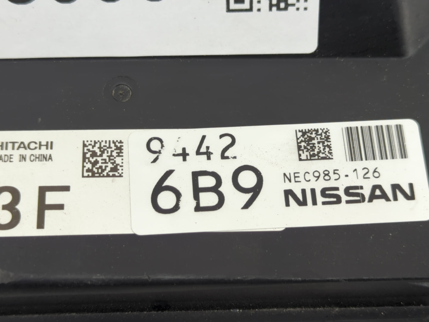 2020-2022 Nissan Versa PCM Engine Control Computer ECU ECM PCU OEM P/N:NEC985-126 Fits Fits 2020 2021 2022 OEM Used Auto Par