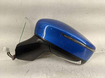 2020-2022 Nissan Versa Driver Left Side View Manual Door Mirror Blue - Oemusedautoparts1.com