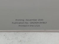2021 Nissan Versa Owners Manual Book Guide P/N:OM21EM0N18U1 OEM Used Auto Parts - Oemusedautoparts1.com
