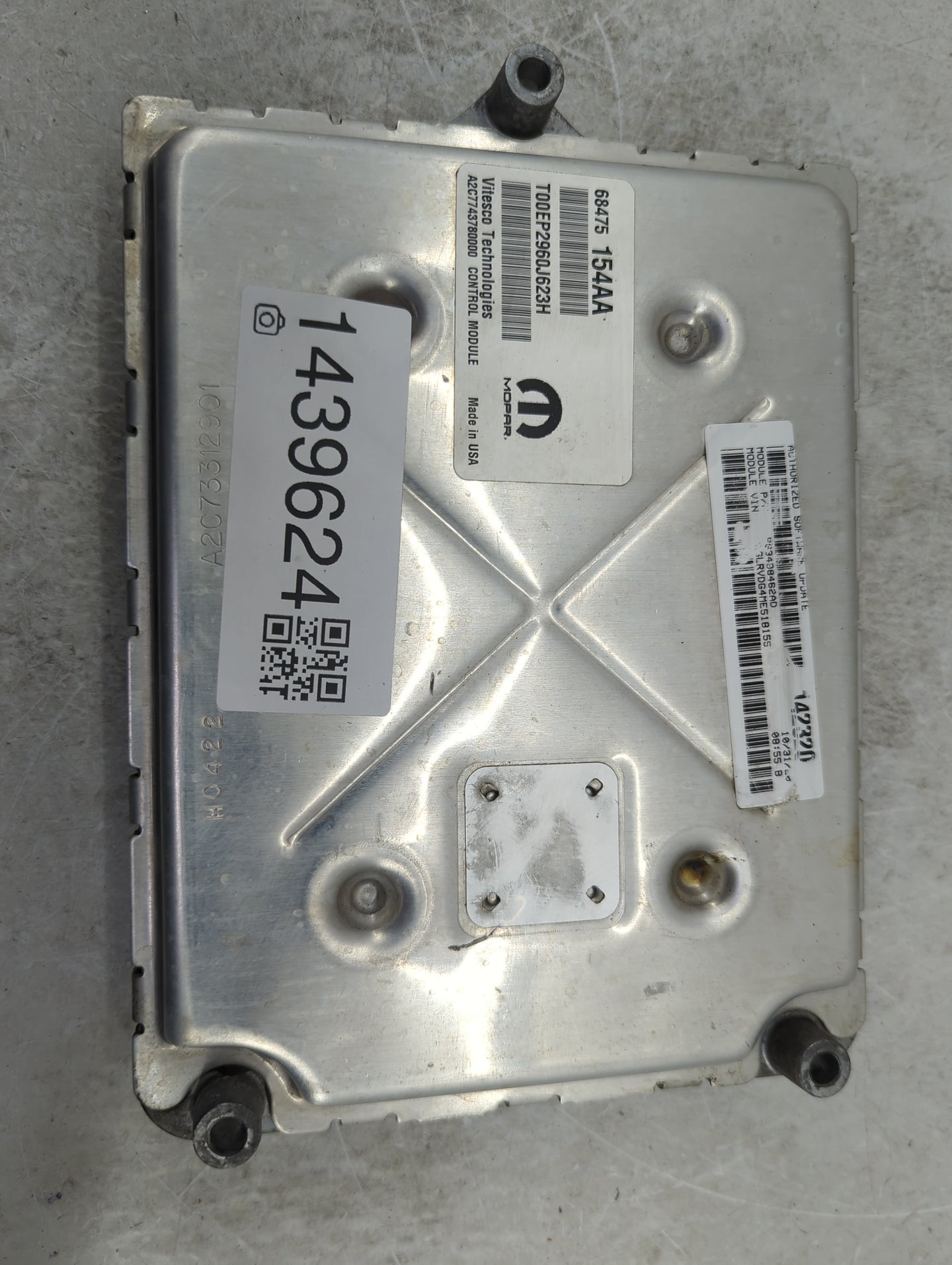 2021 Ram 1500 PCM Engine Control Computer ECU ECM PCU OEM P/N:68475154AA T00EP2960J623H, A2C7743780000 Fits OEM Used Auto Pa