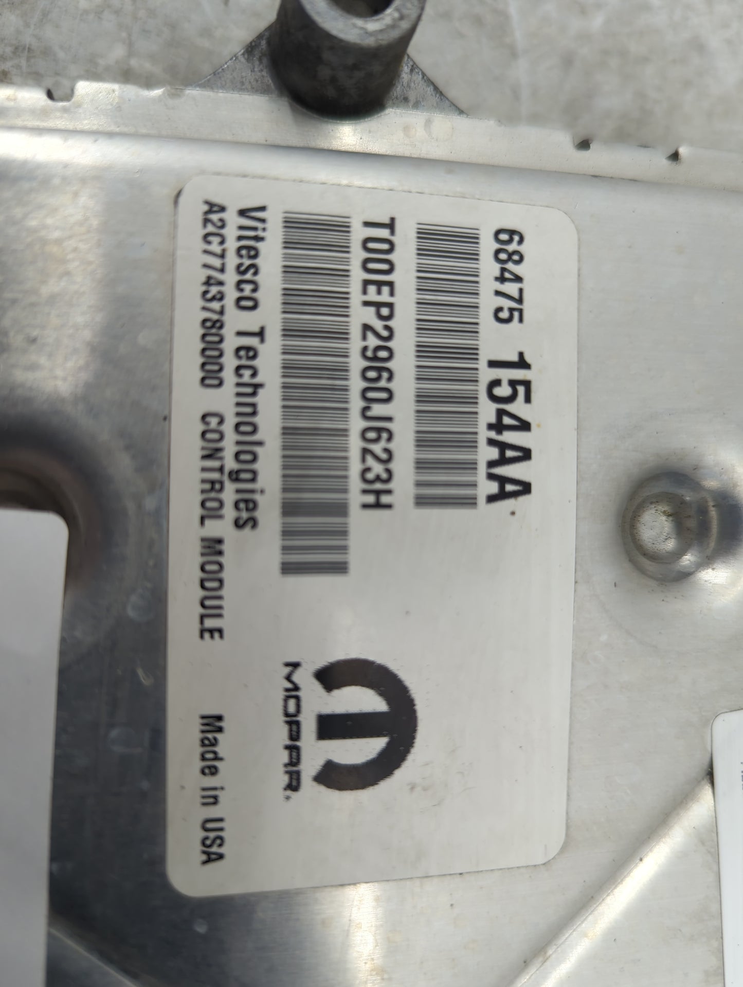 2021 Ram 1500 PCM Engine Control Computer ECU ECM PCU OEM P/N:68475154AA T00EP2960J623H, A2C7743780000 Fits OEM Used Auto Pa