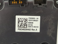 2020-2022 Ram 1500 Climate Control Module Temperature AC/Heater Replacement P/N:P68340284AD 17023202-04 Fits OEM Used Auto P
