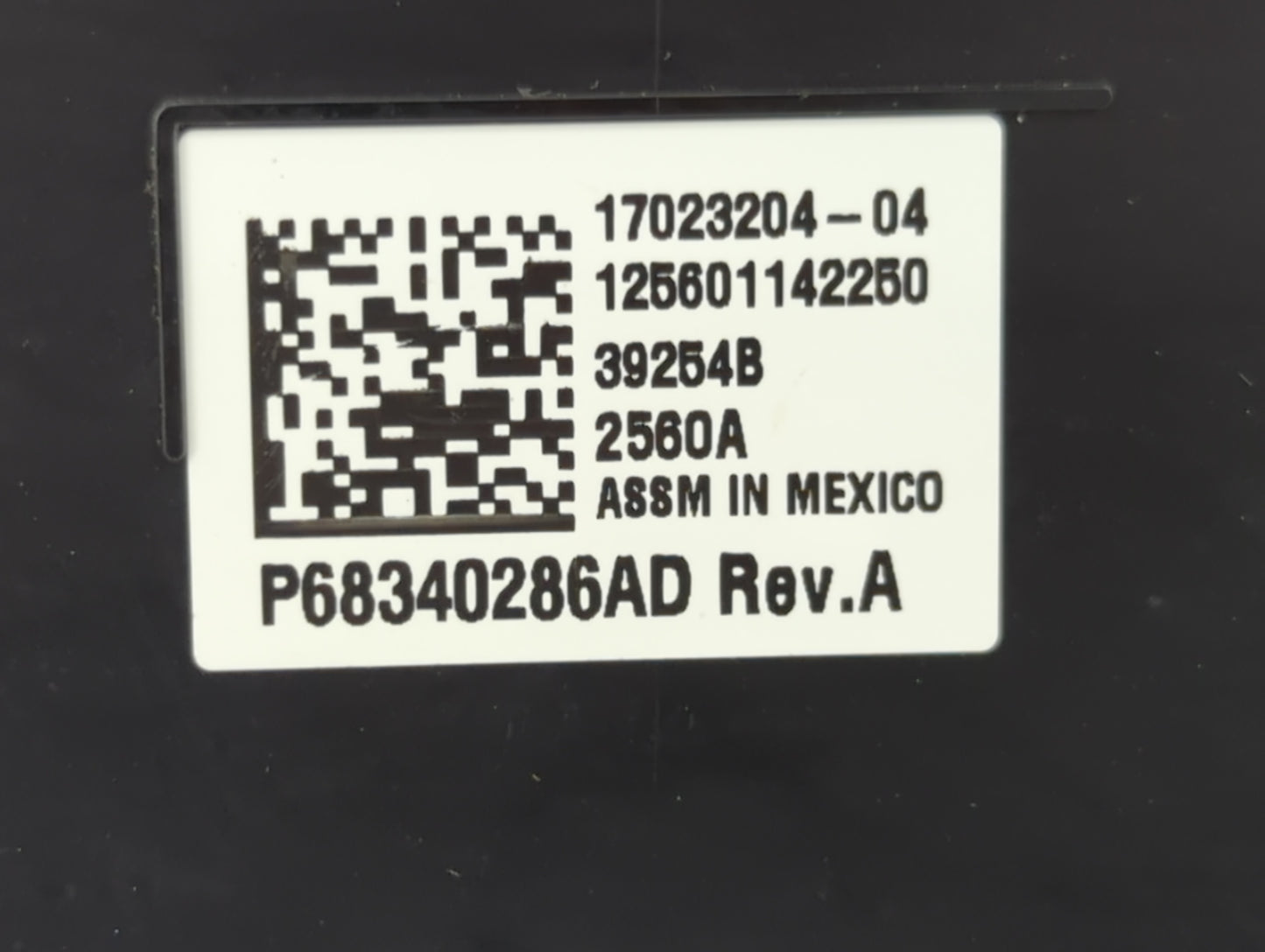 2020-2022 Ram 1500 Climate Control Module Temperature AC/Heater Replacement P/N:P68340286AD 17023204-04 Fits OEM Used Auto P