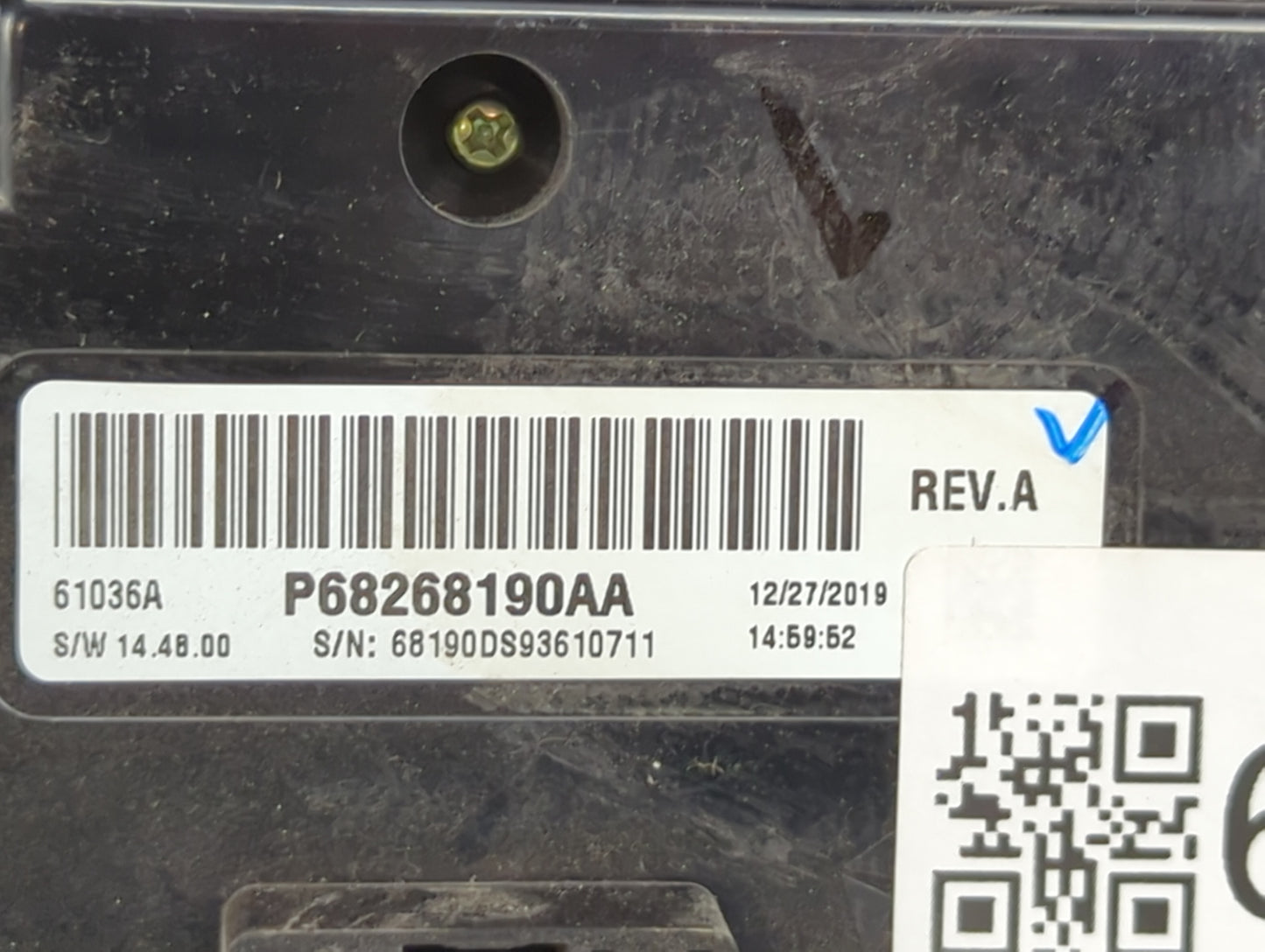 2014-2022 Ram 1500 Climate Control Module Temperature AC/Heater Replacement P/N:P68268190AA 68190DS93610711 Fits OEM Used Au