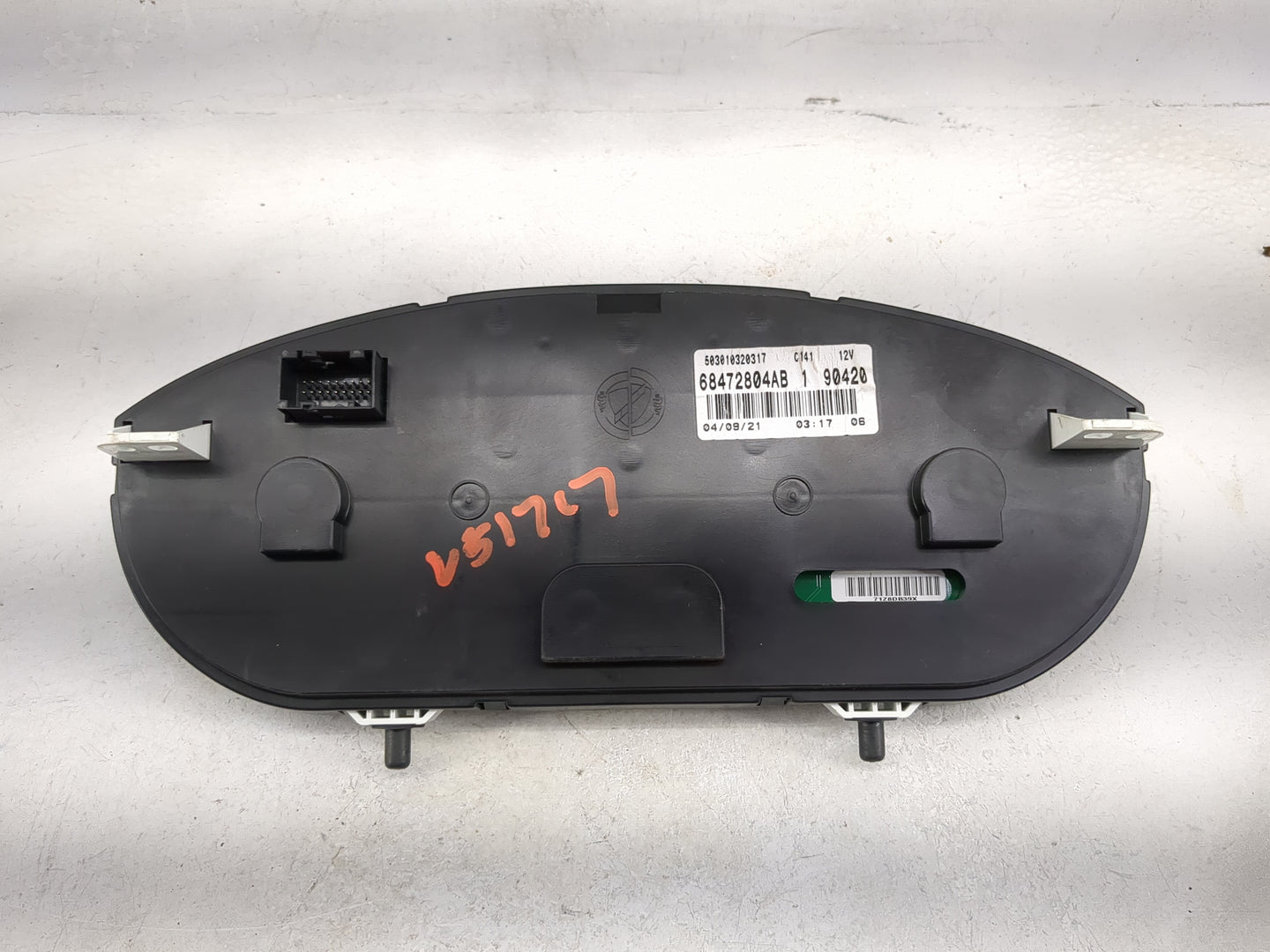 2021 Ram 1500 Instrument Cluster Speedometer Gauges P/N:68472804AB 503010320317 Miles: Fits OEM Used Auto Parts - Oemusedaut
