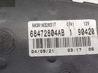 2021 Ram 1500 Instrument Cluster Speedometer Gauges P/N:68472804AB 503010320317 Miles: Fits OEM Used Auto Parts - Oemusedaut