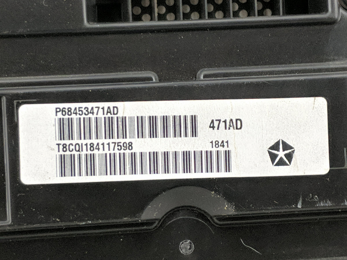 2021 Ram 1500 Instrument Cluster Speedometer Gauges P/N:P68453471AD Miles: Fits OEM Used Auto Parts - Oemusedautoparts1.com