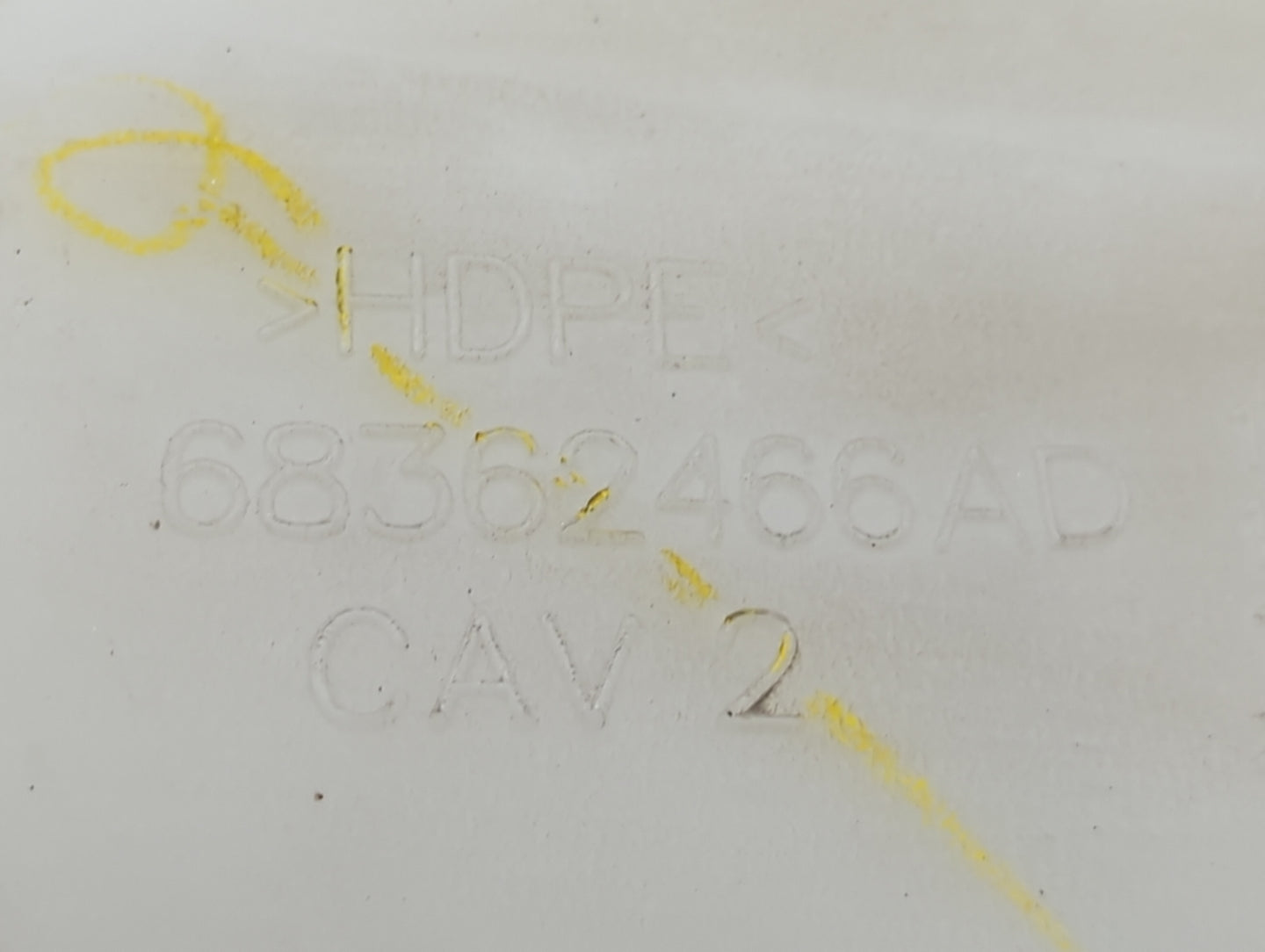 2019-2022 Ram 2500 Windshield Washer Fluid Reservoir Bottle Oem - Oemusedautoparts1.com
