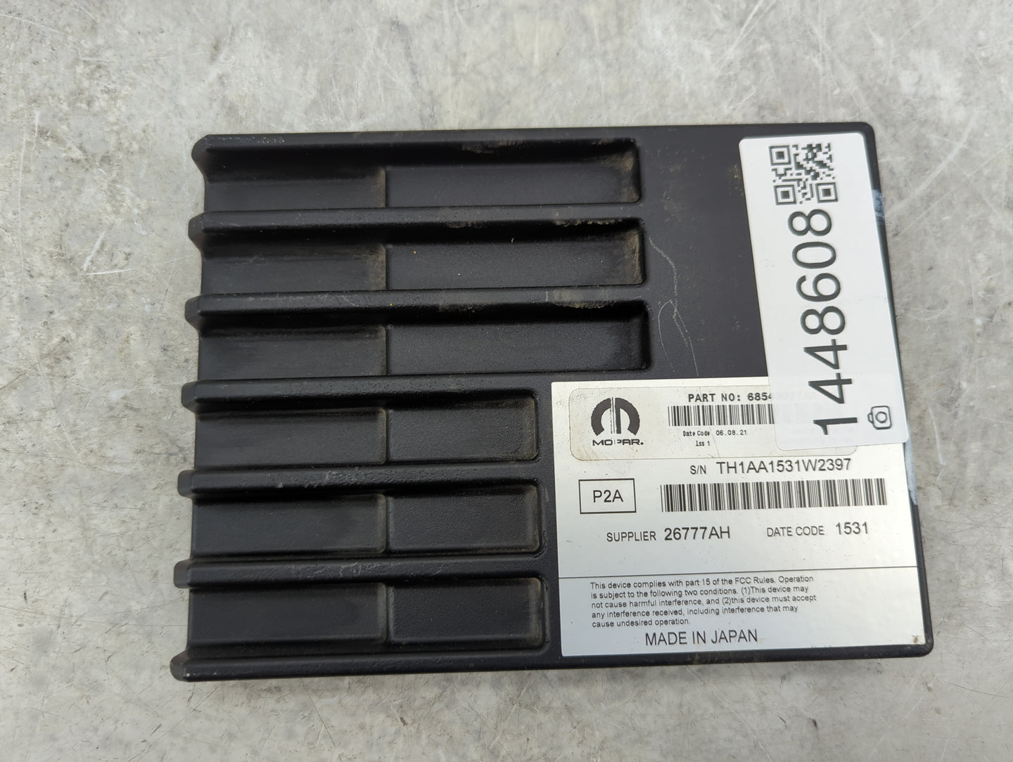 Ram 3500 Multifunction Control Module Th1aa1531w2397|26777ah - Oemusedautoparts1.com